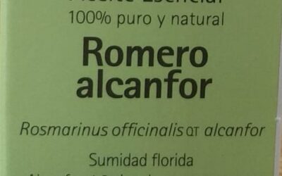 Aceite esencial de ROMERO ALCANFOR ¿Para qué sirve?