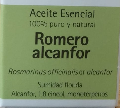 Aceite esencial de ROMERO ALCANFOR ¿Para qué sirve?